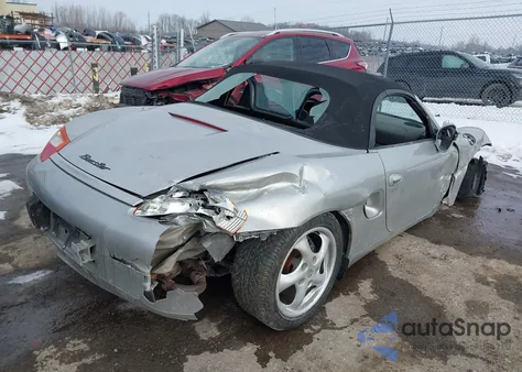 1998 Porsche Boxster z USA, uszkodzony, nr VIN WP0CA2985WU620472